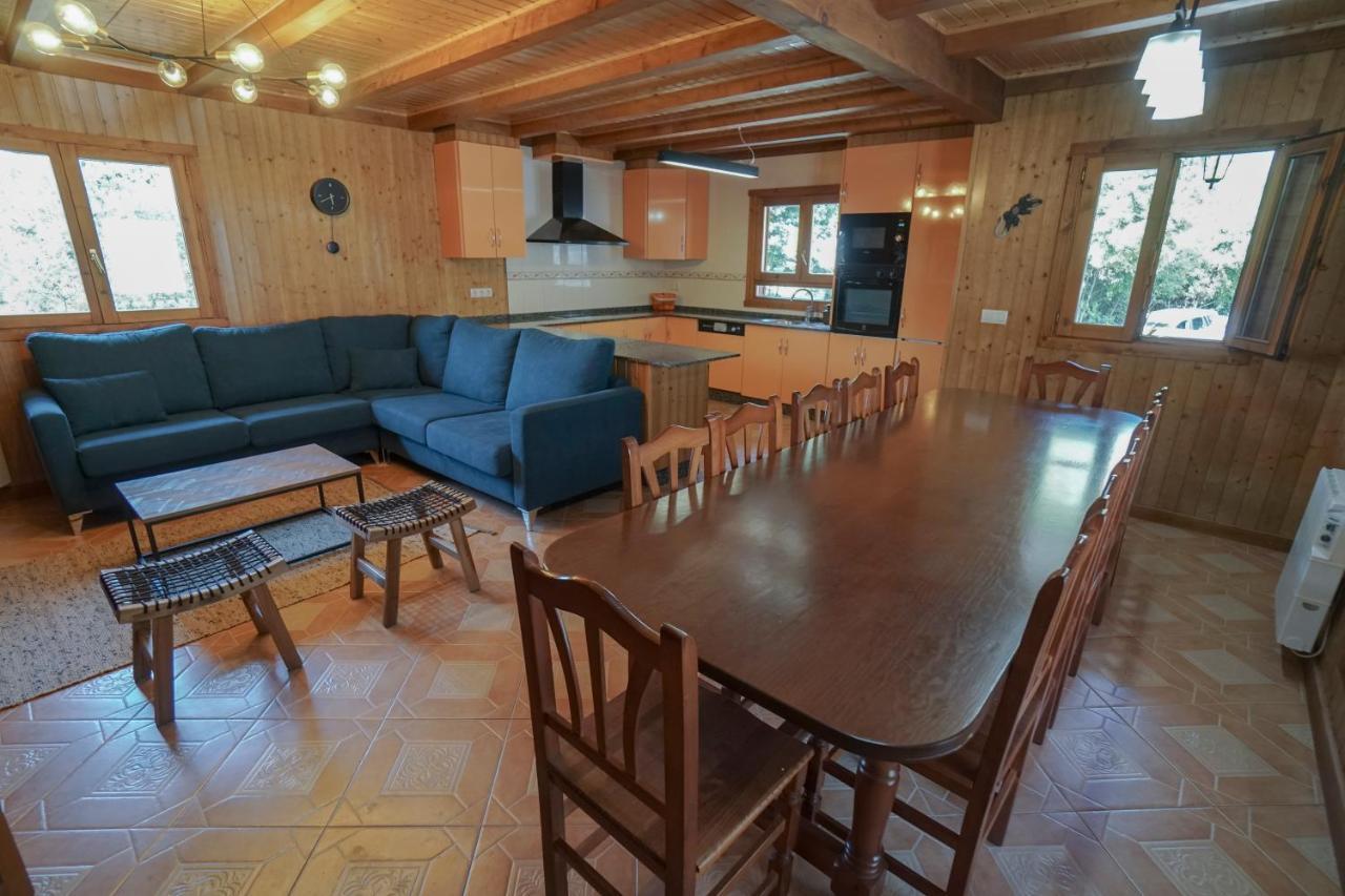 Casa De Madera Con Piscina Privada Villa Pontevedra Kültér fotó